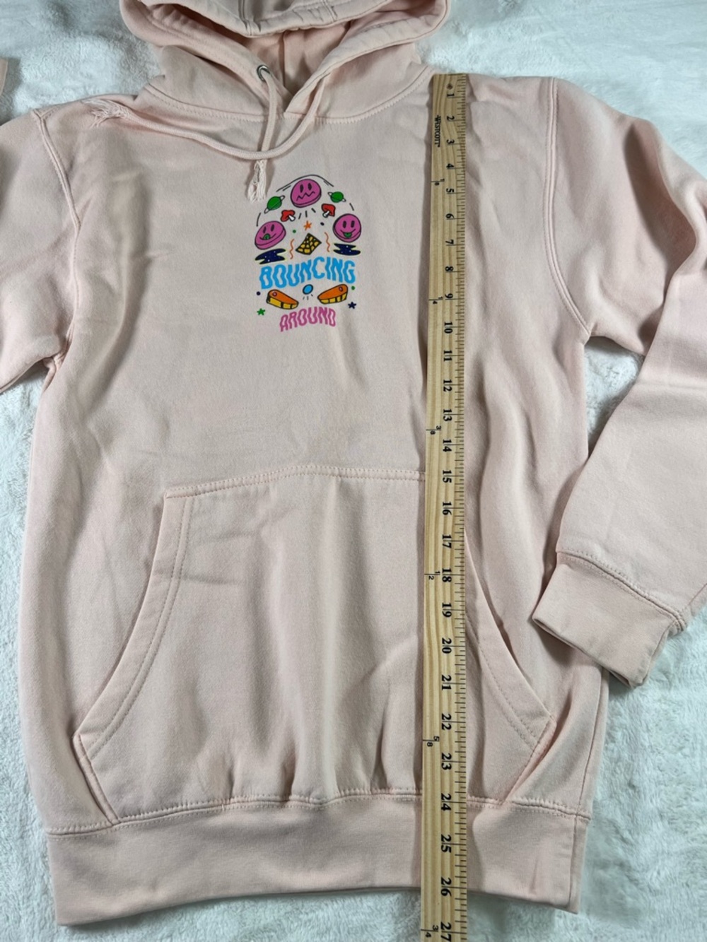 Zumiez - ALab A Lab Bouncing Around Light Pink Pullover Hoodie Adult Small - Picture 6 of 8
